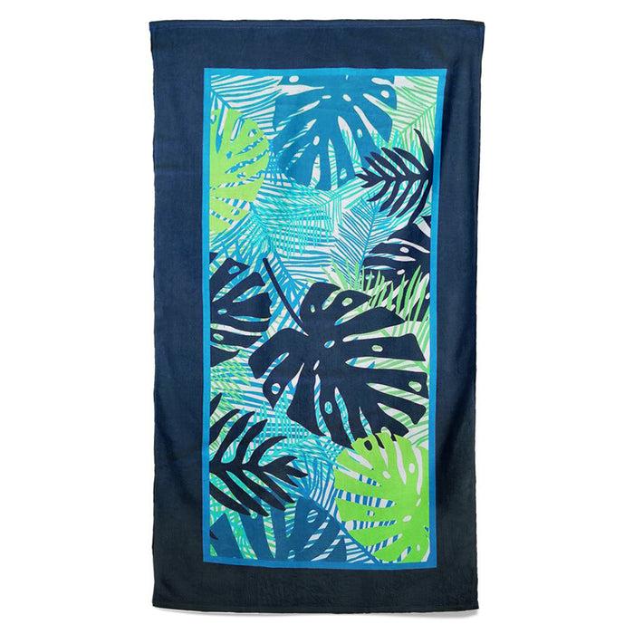 le comptoir de la plage Serviette de plage microfibre Tropical leaves 90x170cm
