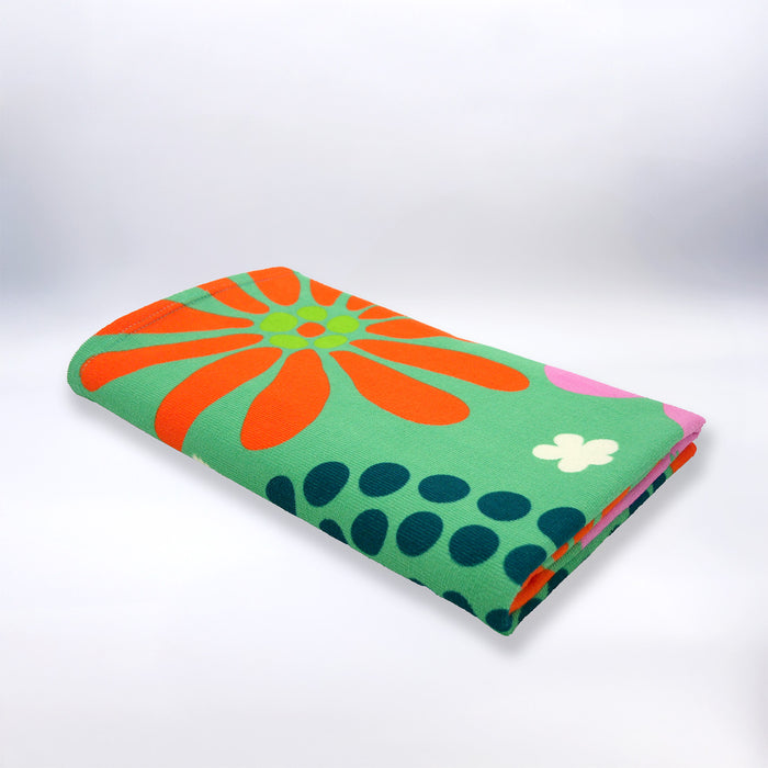 Le Comptoir De La Plage Serviette De Plage Microfibre Vert 90x170 220g/m² - Piodao