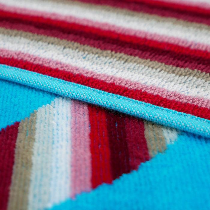 Le Comptoir De La Plage Serviette De Plage XL éponge Velours Jacquard Bleu 140x180 400g/m² - Carvao