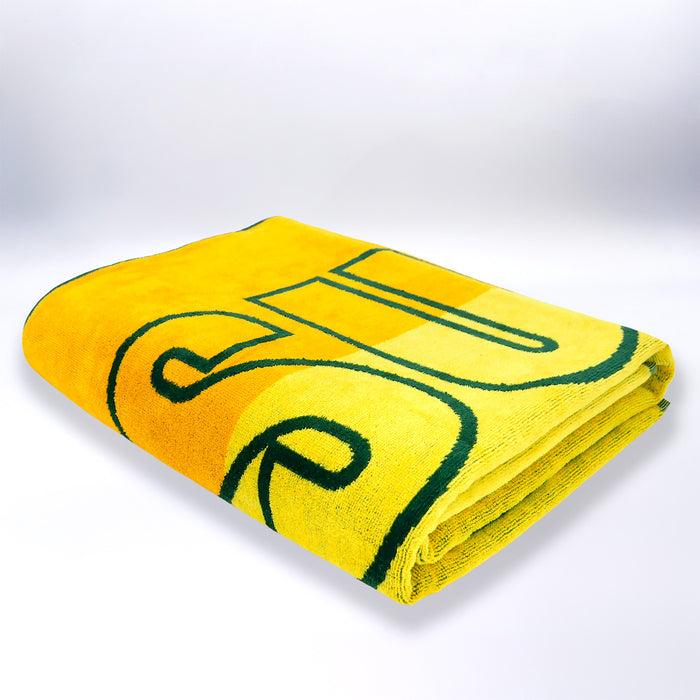 Le Comptoir De La Plage Serviette De Plage XL éponge Velours Jacquard Multicolore 140x180 400g/m² - Yari