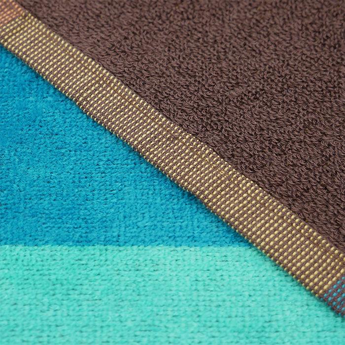 Le Comptoir De La Plage Serviette De Plage XL éponge Velours Jacquard Multicolore 140x180 400g/m² - Coconut Beach