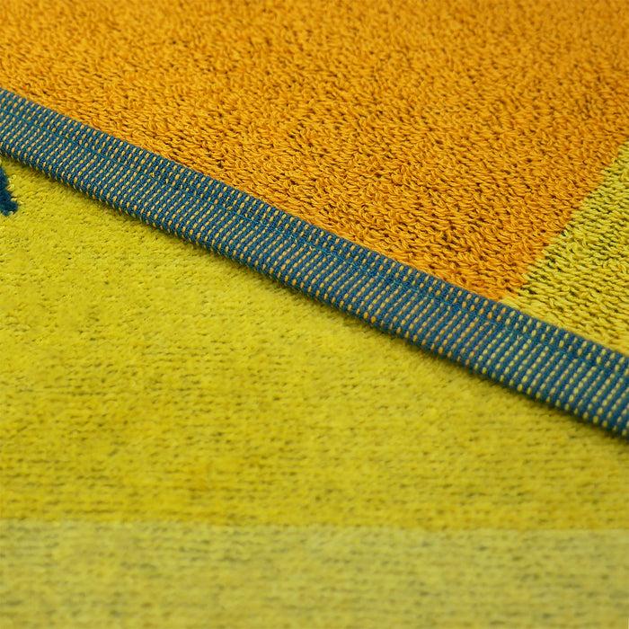 Le Comptoir De La Plage Serviette De Plage XL éponge Velours Jacquard Vert 140x180 400g/m² - Arche