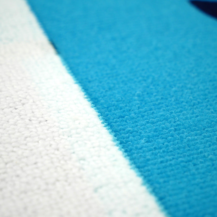 Le Comptoir De La Plage Serviette De Plage XL Microfibre Bleu 140x170 220g/m² - Galapagos