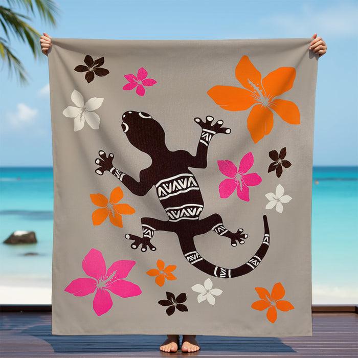 Le Comptoir De La Plage Serviette De Plage XL Microfibre Multicolore 140x170 220g/m² - Tavira