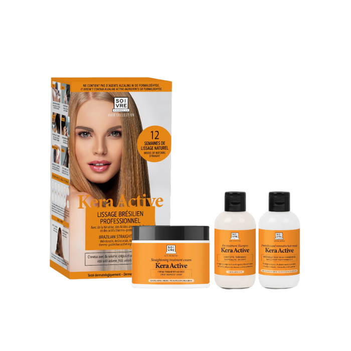 le comptoir de la plage Kit de lissage brésilien professionnel "Kera Active"
