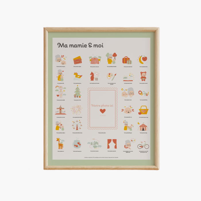 le comptoir de la plage AFFICHE "Ma mamie & moi"