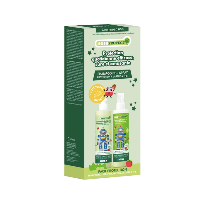 le comptoir de la plage Pack Prévention des Poux - Nosa Protect (Pomme)