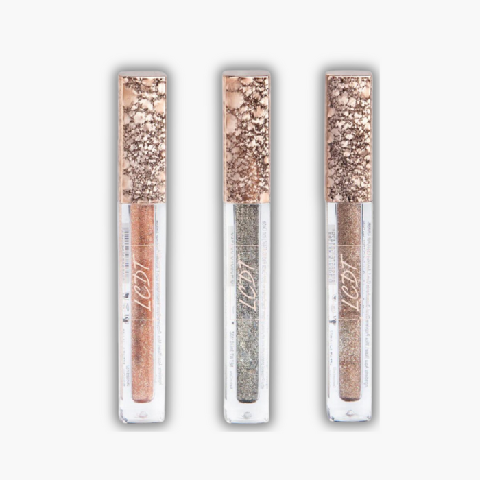 le comptoir de la plage Trio - Ombres à paupières liquides pailletées Diamant