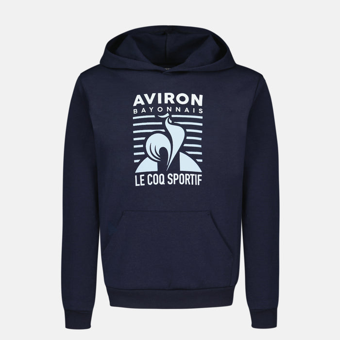 Le Coq Sportif Aviron Bayonnais Sweat à Capuche Enfant