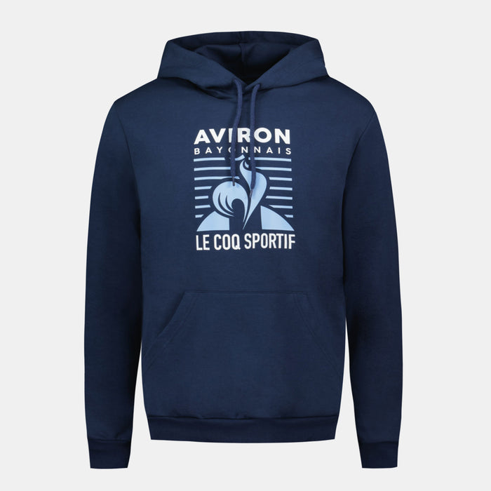Le Coq Sportif Aviron Bayonnais Sweat à Capuche Homme