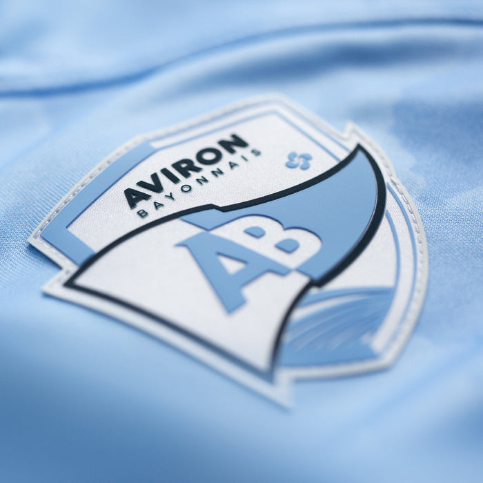 Le Coq Sportif Aviron Bayonnais - Tenue D'entrainement Maillot Pré Match Officiel Aviron Bayonnais Homme