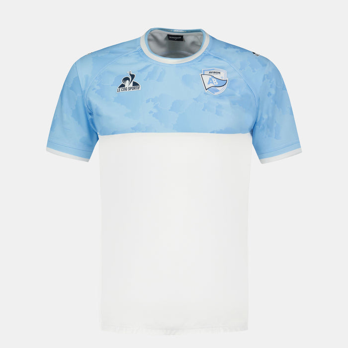 Le Coq Sportif Aviron Bayonnais - Tenue De Match Maillot Pro Home Officiel Aviron Bayonnais