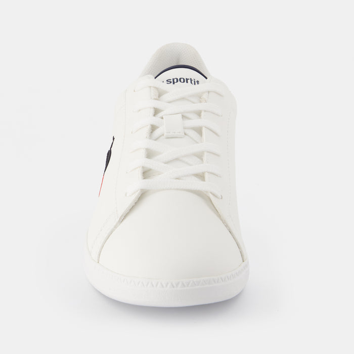 Le Coq Sportif CHAUSSURES ADO Baskets Blanches COURTSET_2 Ado