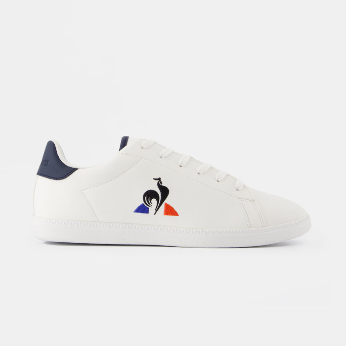 le coq sportif CHAUSSURES ADO Baskets blanches COURTSET_2 ado