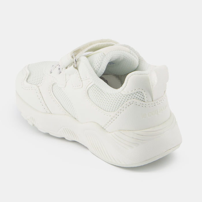 Le Coq Sportif CHAUSSURES BÉBÉ Chaussures à Scratch Blanches RUNNER Bébé