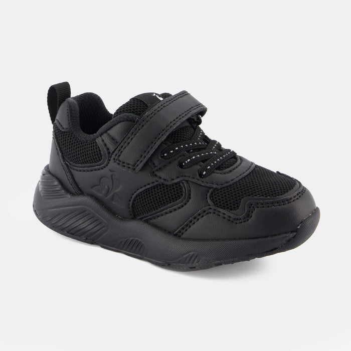 Le Coq Sportif CHAUSSURES BÉBÉ Chaussures à Scratch Noires RUNNER Bébé