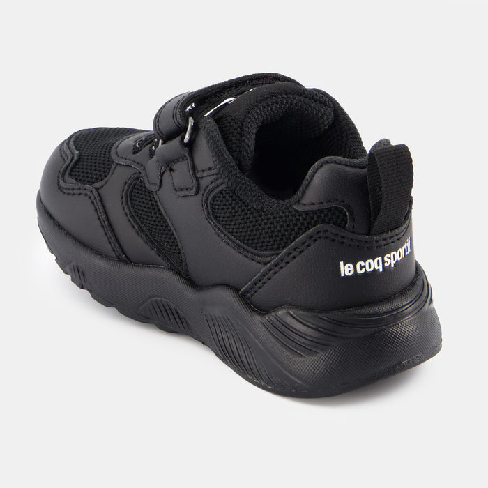 Le Coq Sportif CHAUSSURES BÉBÉ Chaussures à Scratch Noires RUNNER Bébé