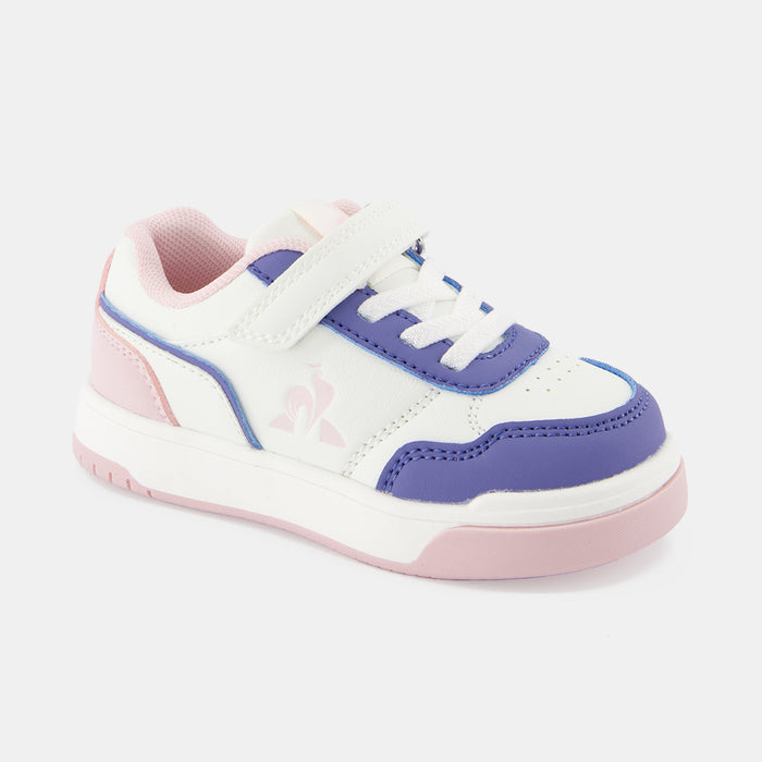 Le Coq Sportif CHAUSSURES BÉBÉ Chaussures à Scratch Roses COURT BREAKER Bébé