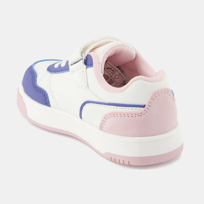 Le Coq Sportif CHAUSSURES BÉBÉ Chaussures à Scratch Roses COURT BREAKER Bébé