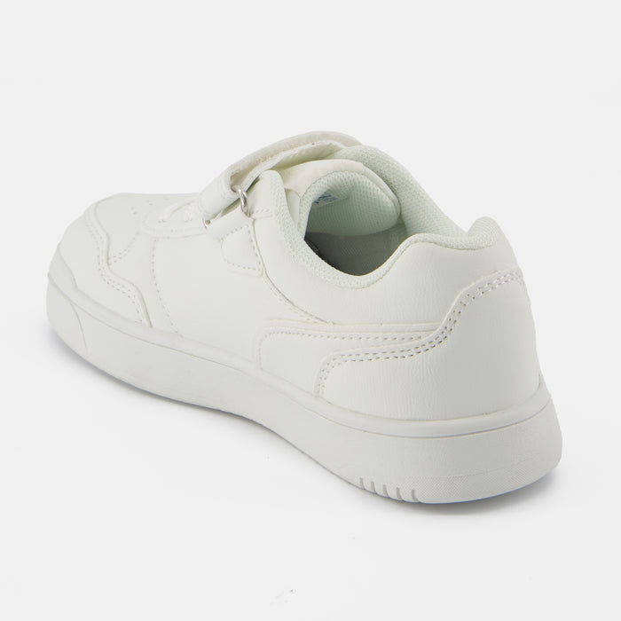 Le Coq Sportif CHAUSSURES ENFANT Chaussures à Scratch Blanches COURT BREAKER Enfant
