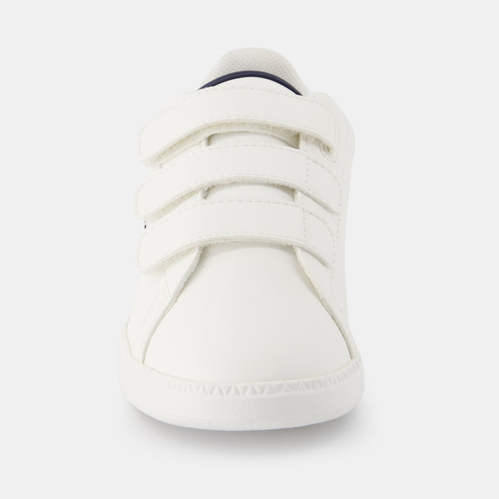 Le Coq Sportif CHAUSSURES ENFANT Chaussures Blanches à Scratch COURTSET_2 Enfant