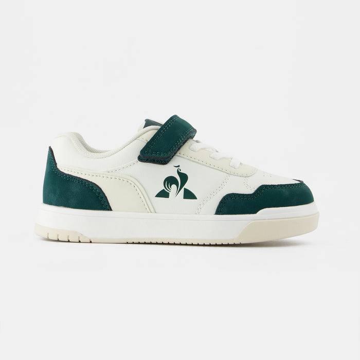 le coq sportif CHAUSSURES ENFANT Chaussures vertes et beiges COURT BREAKER enfant
