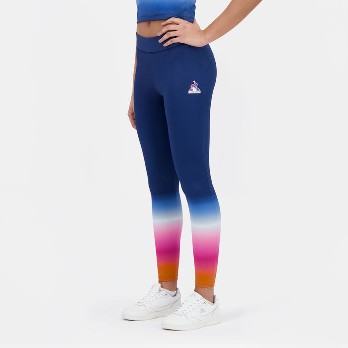 le coq sportif Contemporain Legging training multicolore Femme