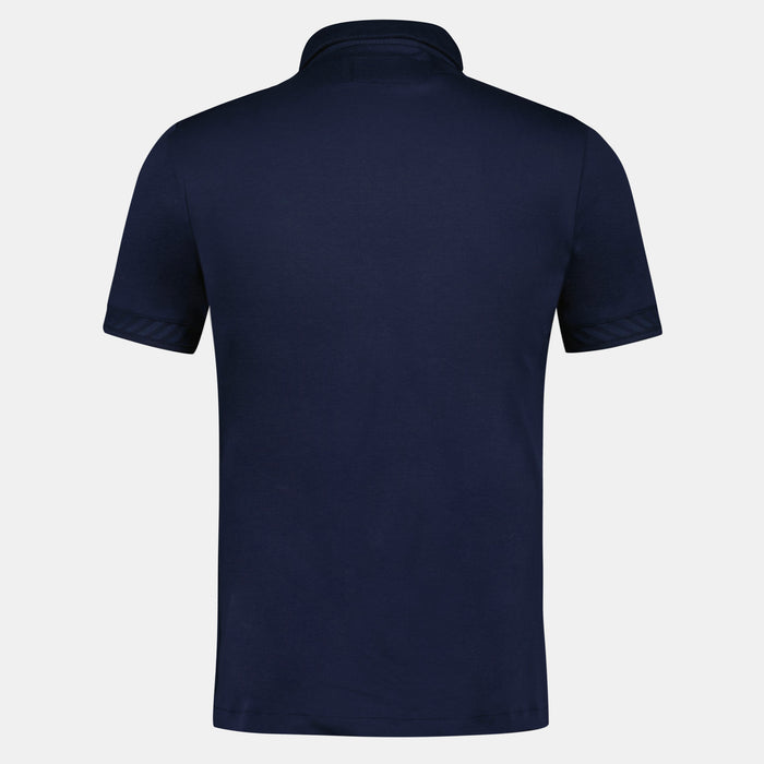 Le Coq Sportif Coq D'Or Polo Col Zippé Homme En Interlock 240g Coton