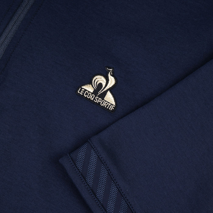 Le Coq Sportif Coq D'Or Polo Col Zippé Homme En Interlock 240g Coton