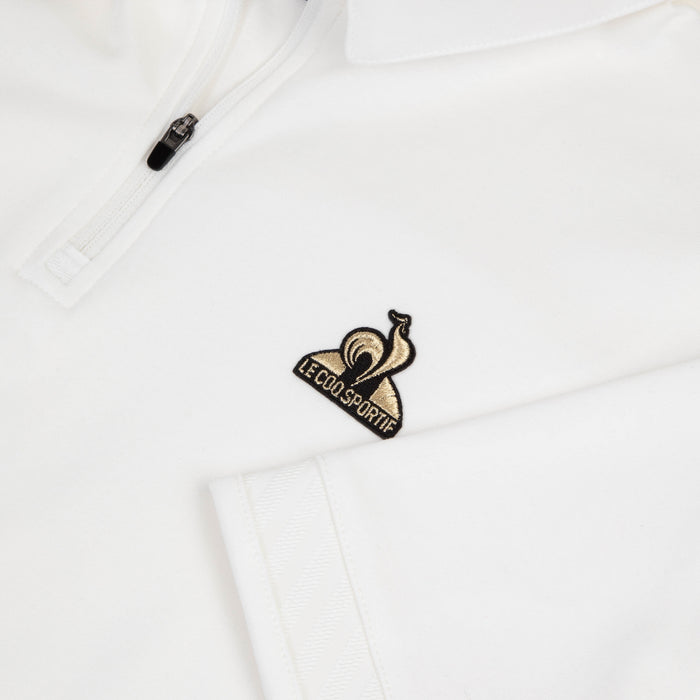 Le Coq Sportif Coq D'Or Polo Col Zippé Homme En Interlock 240g Coton