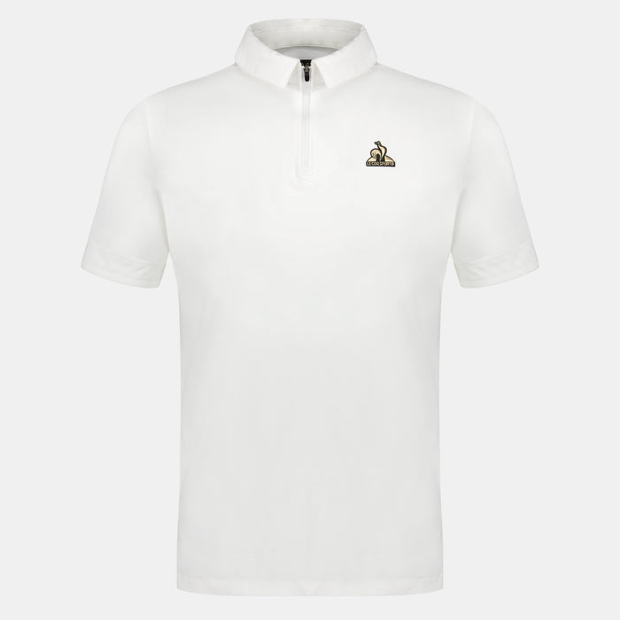 le coq sportif Coq d'Or Polo col zippé Homme en interlock 240g coton