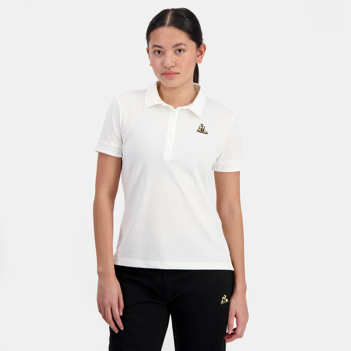 le coq sportif Coq d'Or Polo Femme en interlock 240g coton