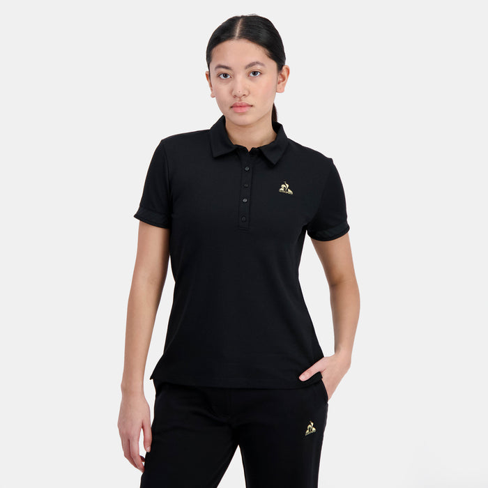 le coq sportif Coq d'Or Polo Femme en interlock 240g coton