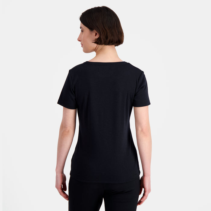 Le Coq Sportif Coq D'Or T-shirt Femme En Interlock Lyocell/coton
