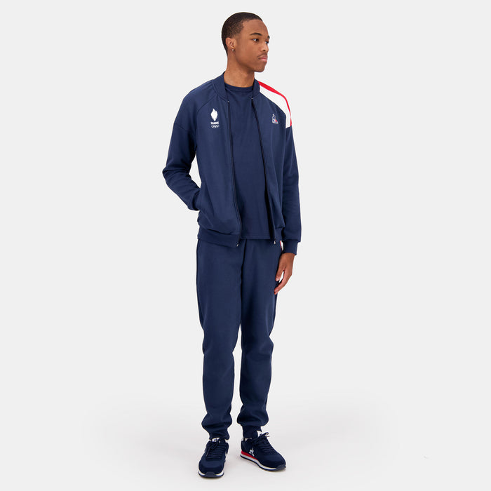 Le Coq Sportif Équipe De France Olympique Sweat Zippé Homme