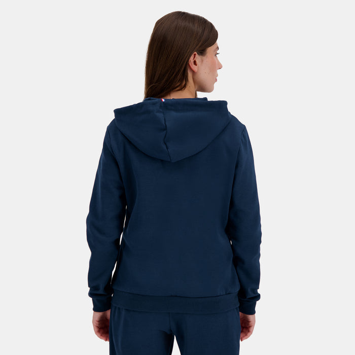 Le Coq Sportif Essentiels Sweat Zippé à Capuche Femme
