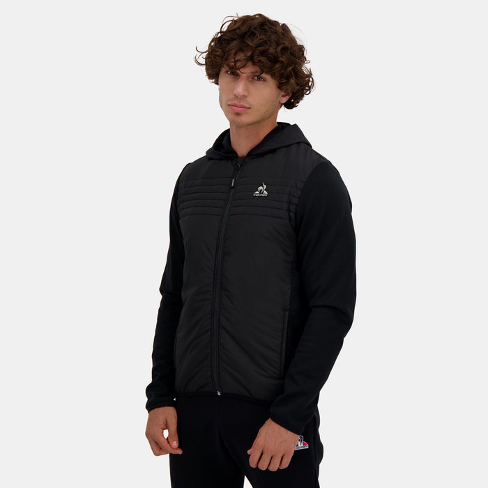 le coq sportif ESSENTIELS Sweat zippé à capuche Homme
