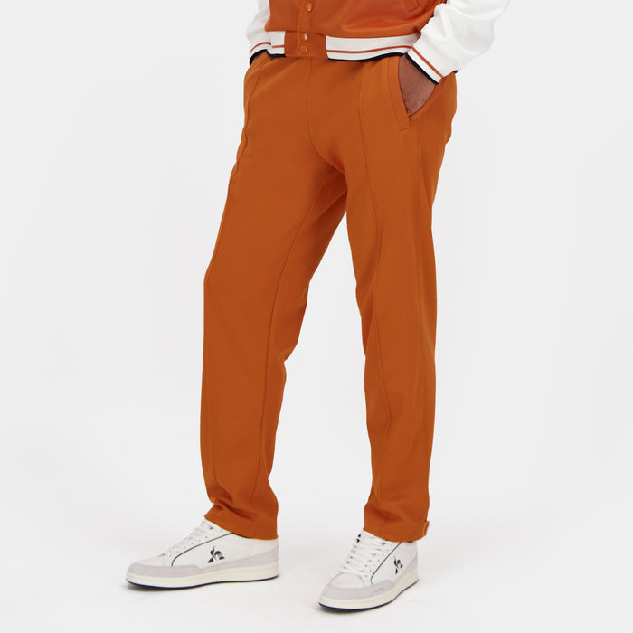 le coq sportif Héritage Pantalon Fit Straight Orange Homme