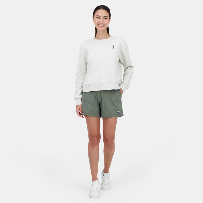 Le Coq Sportif Contemporain Sweat Col Rond Femme