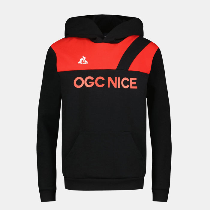 Le Coq Sportif OGC Nice Sweat à Capuche Enfant
