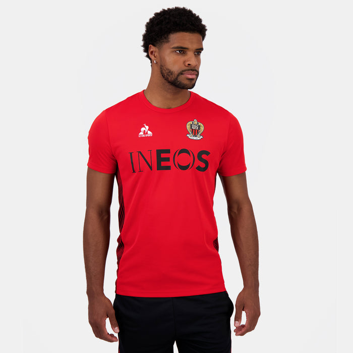 le coq sportif OGC Nice - Tenue d'entrainement T-shirt Unisexe