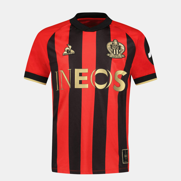 Le Coq Sportif OGC Nice - Tenue De Match Maillot Home Officiel Enfant