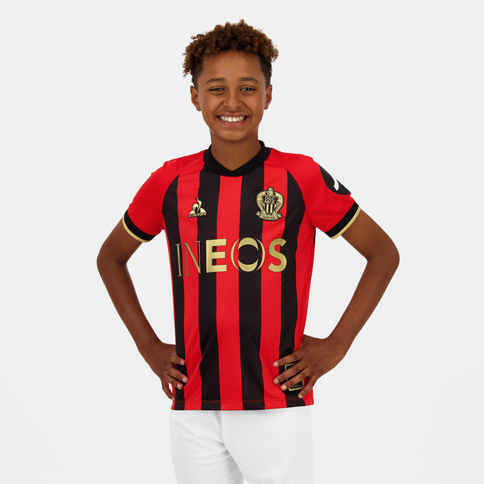 le coq sportif OGC Nice - Tenue de match Maillot Home officiel Enfant