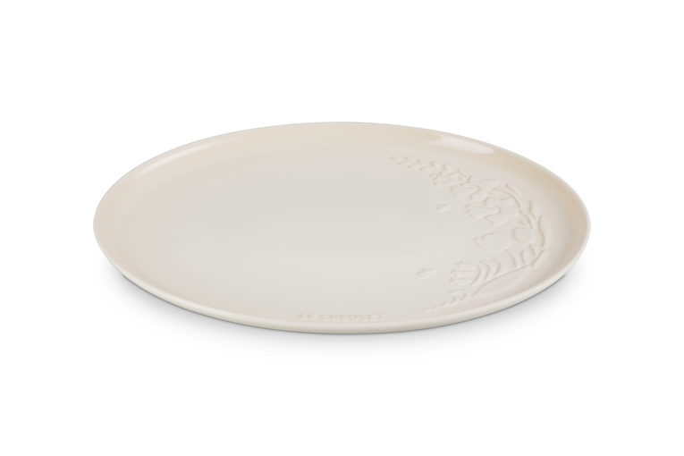 Le Creuset Assiette De Service Ovale Céramique Collection Jardin