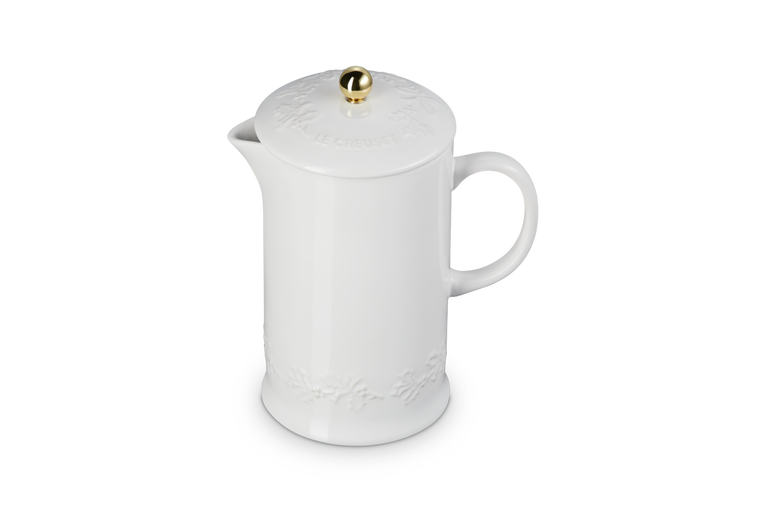 Le Creuset Cafetière à Piston En Céramique Couronne Enchantée