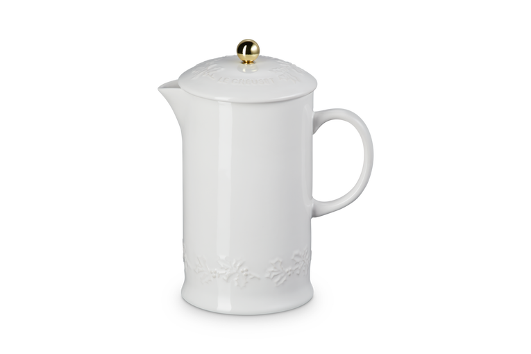 le creuset Cafetière à Piston en Céramique Couronne Enchantée