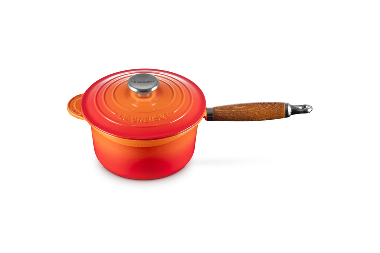 Le Creuset Casserole En Fonte émaillée Avec Manche En Bois