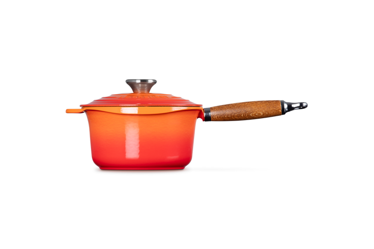Le Creuset Casserole En Fonte émaillée Avec Manche En Bois