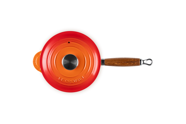 Le Creuset Casserole En Fonte émaillée Avec Manche En Bois