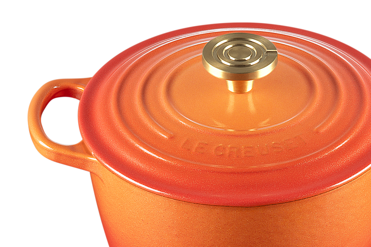 Le Creuset Casserole En Fonte émaillée Flamme Dorée